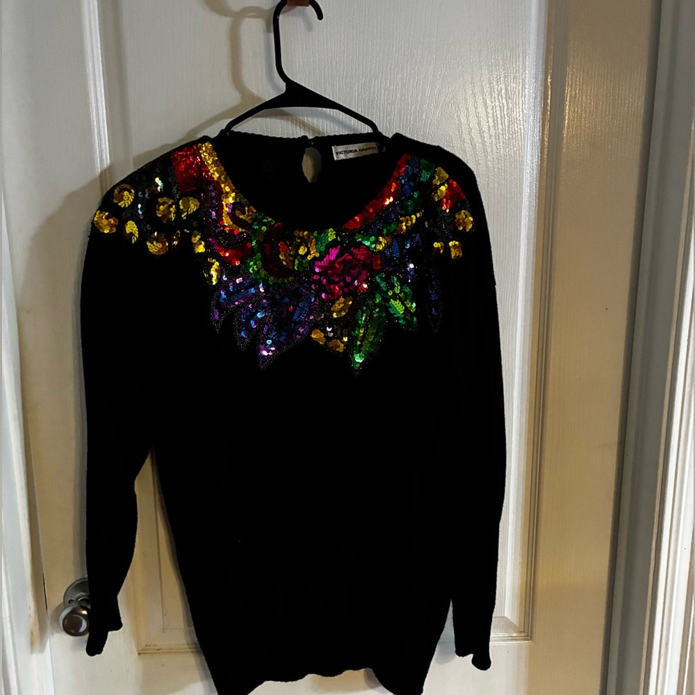 Vintage  Sequin Sweater Excellent condition